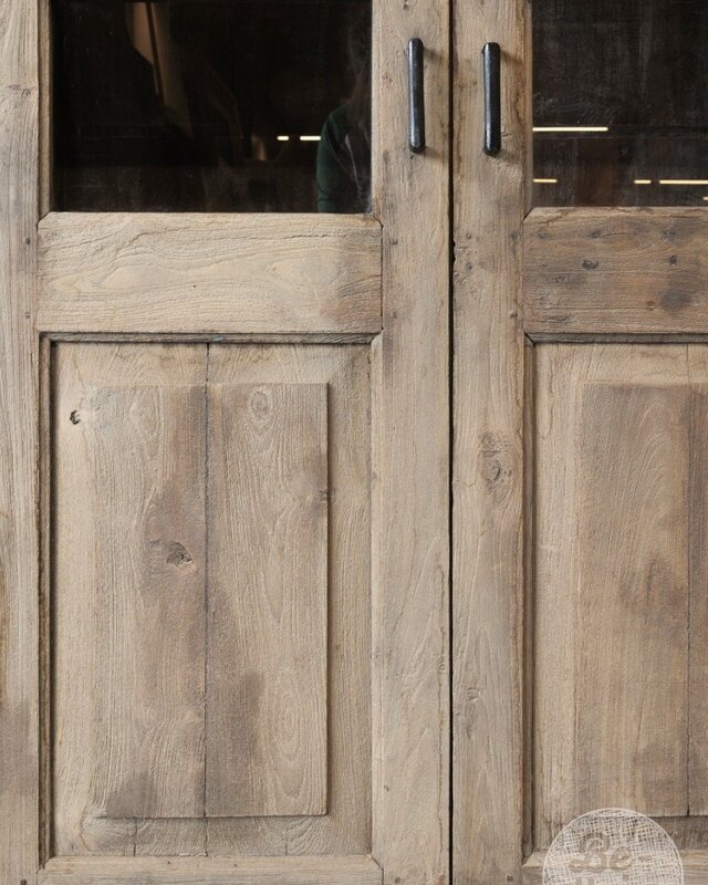 Be-Uniq Oude Vitrinekast | India | H219xB119xD46 cm