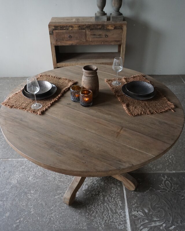 Rene Houtman Ronde Eettafel – Ø130 x H78 cm