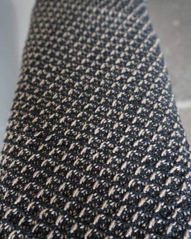 Rene Houtman Plaid Loek | Recycled Cotton | Zwart