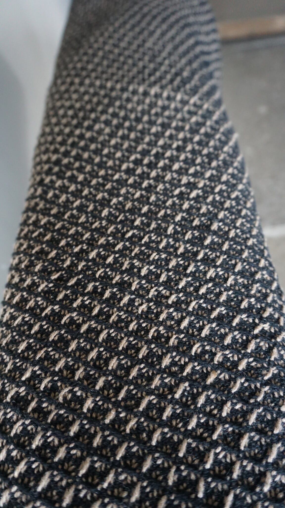 Rene Houtman Plaid Loek | Recycled Cotton | Zwart