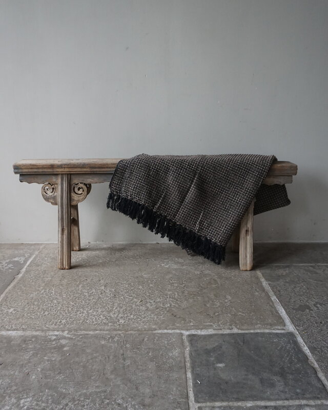 Rene Houtman Plaid Loek | Recycled Cotton | Zwart