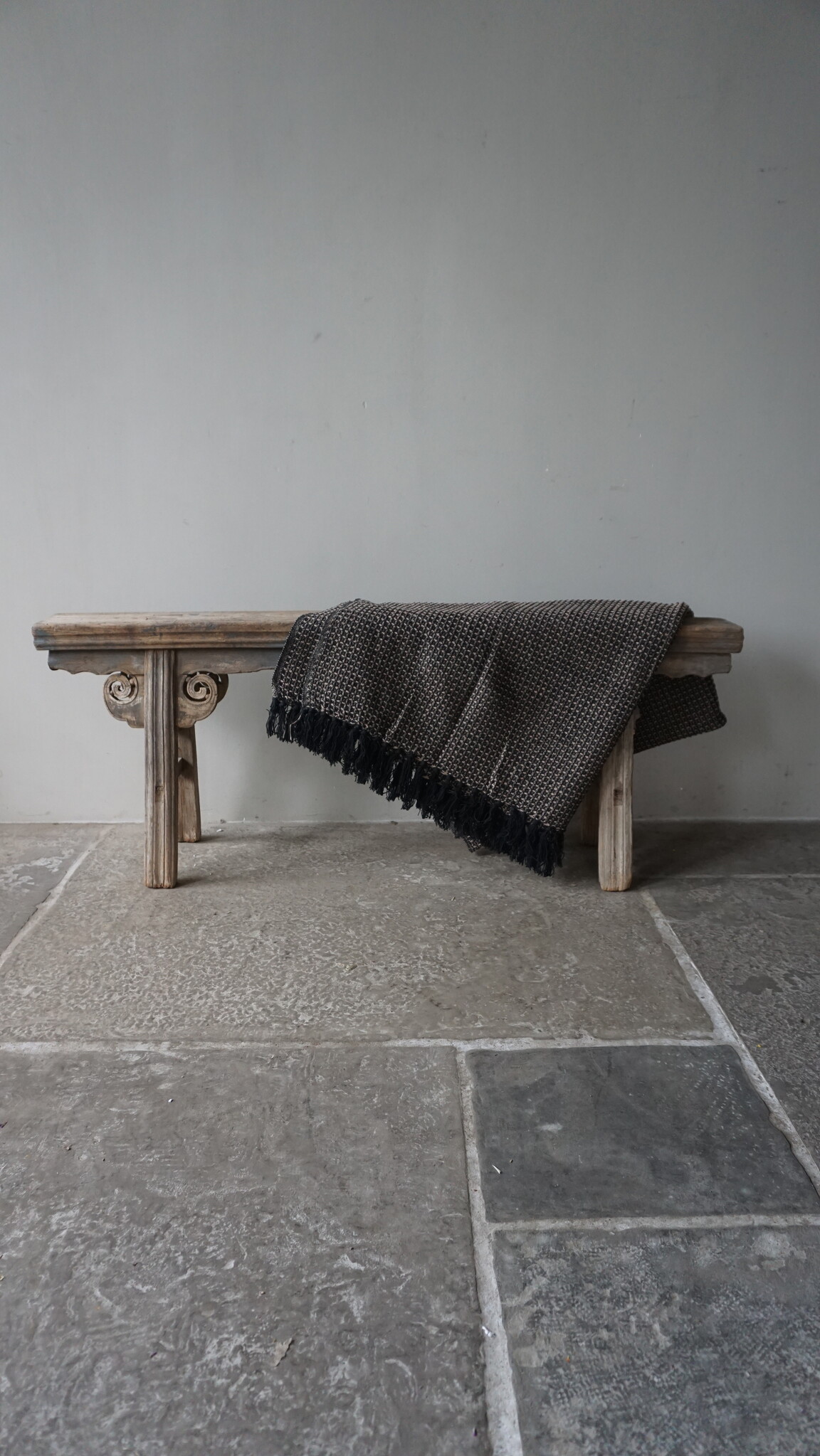 Rene Houtman Plaid Loek | Recycled Cotton | Zwart