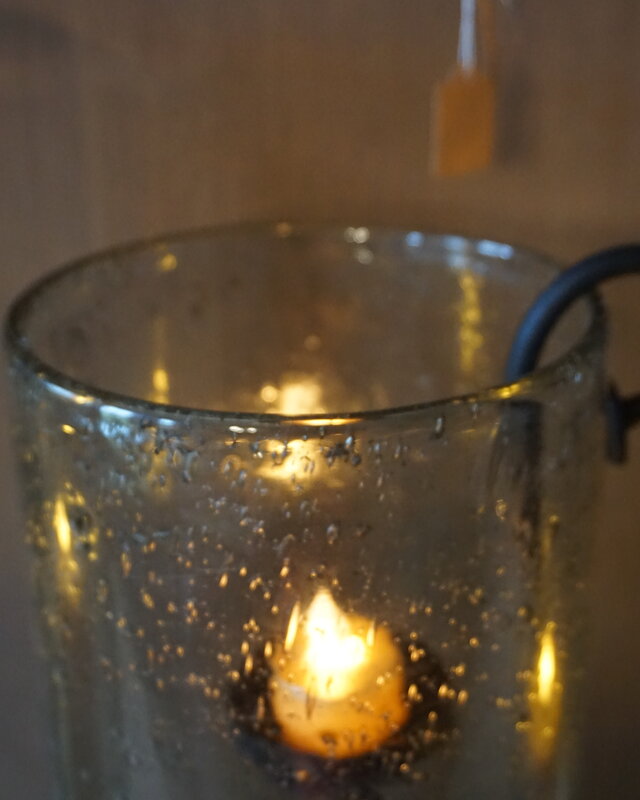 Rene Houtman Windlicht Cilinder Glas Bubbels Helder - 4 Maten