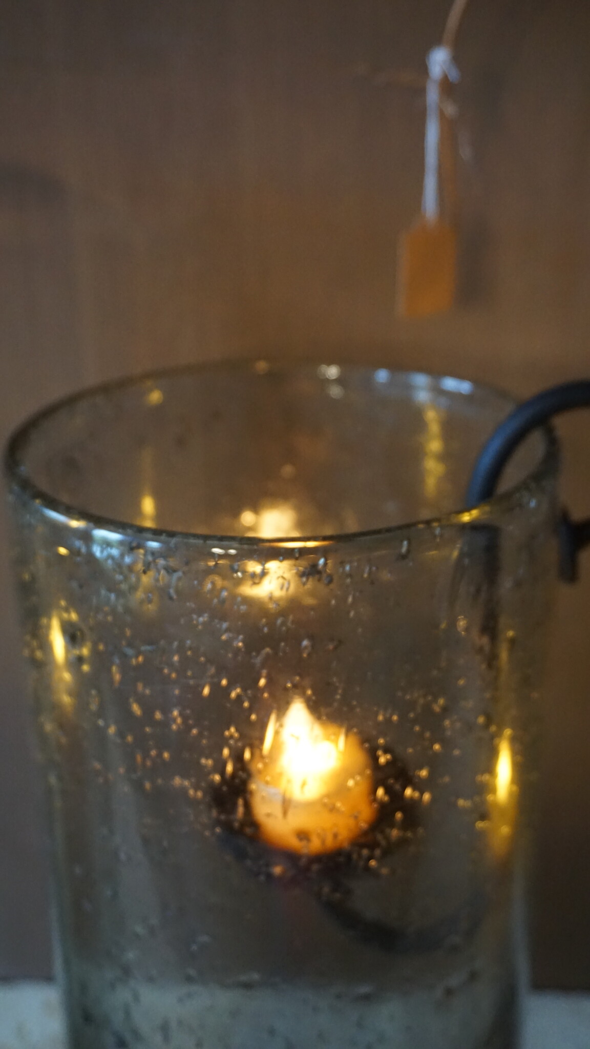 Rene Houtman Windlicht Cilinder Glas Bubbels Helder - 4 Maten