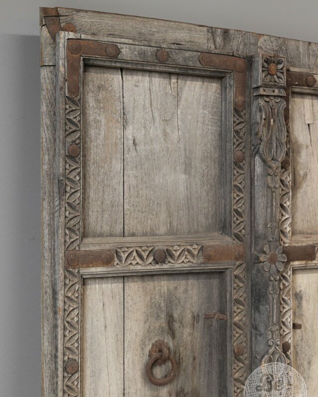 Be-Uniq Authentieke Verweerde Deur | India | H146xB79xD7 cm