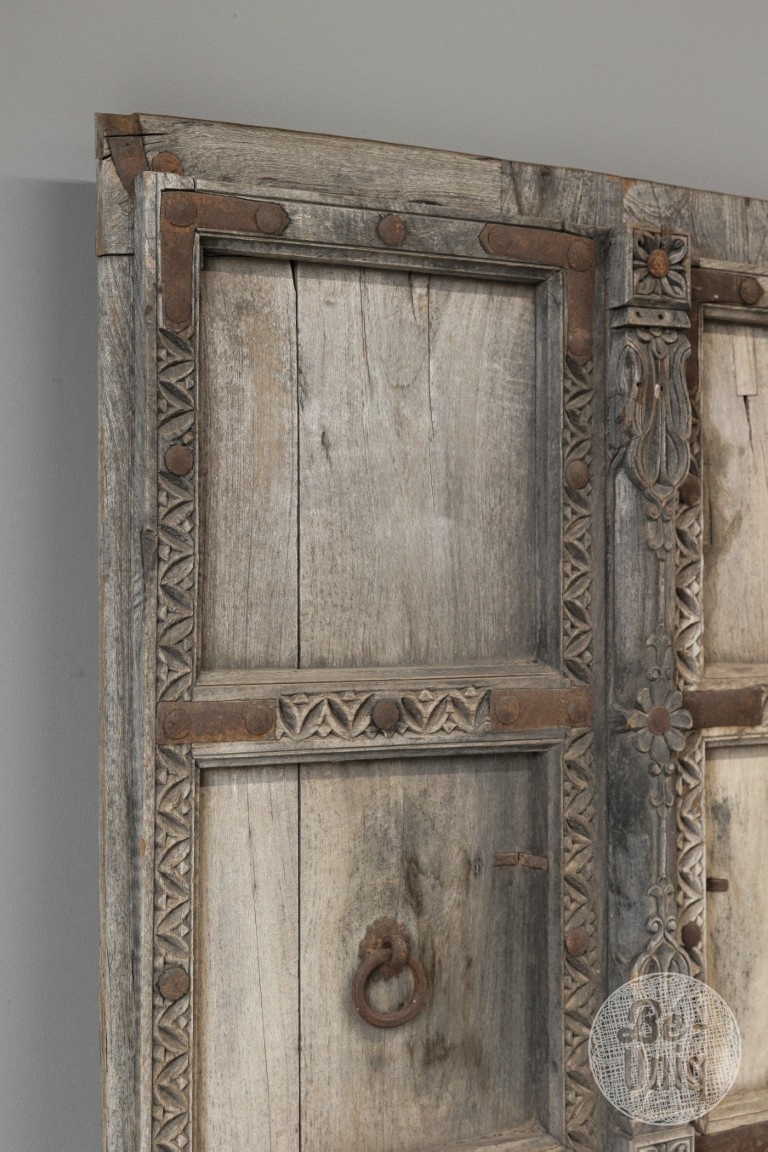 Be-Uniq Authentieke Verweerde Deur | India | H146xB79xD7 cm
