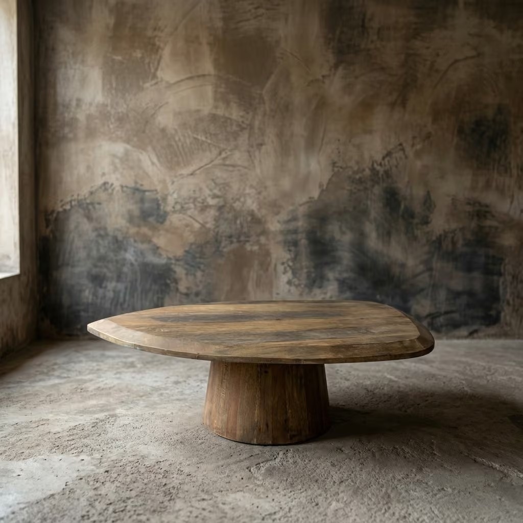 Rene Houtman Salontafel Balok Terazo – Gerecycled Hardhout – B120 x D70 x H40 cm