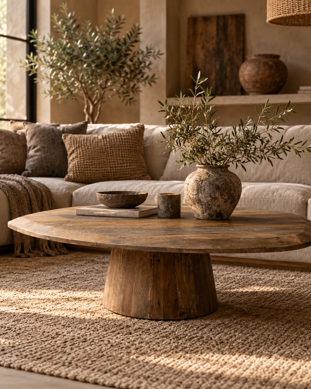 Rene Houtman Salontafel Balok Terazo – Gerecycled Hardhout – B120 x D70 x H40 cm