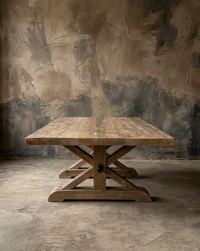 Rene Houtman Salontafel Balok Kloosterpoot Blok Hardhout - B130 x D85 x H45 Cm