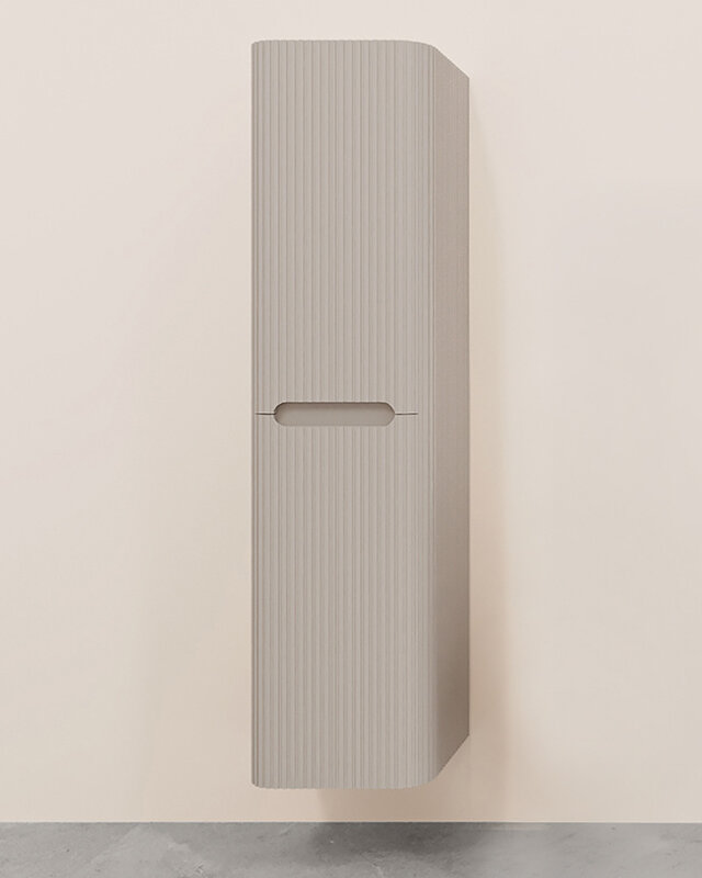 Rene Houtman Badkamerkast Sulora | Mat Beige | 160x40x35 cm