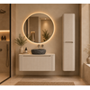 Badkamerkast Sulora | Mat Beige | 160x40x35 cm