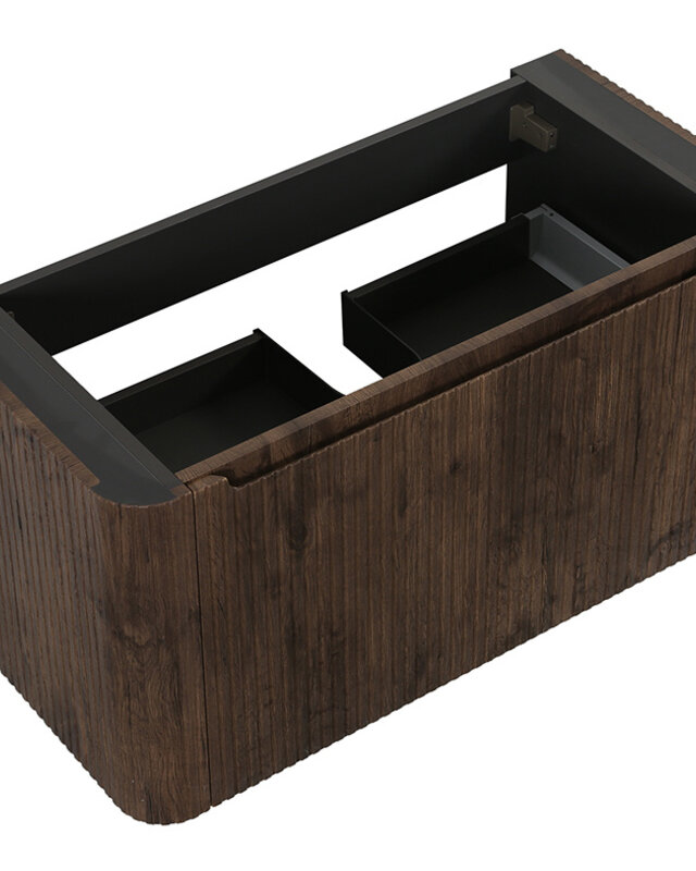 Rene Houtman Badkamermeubel Sulora | Bruin Eiken | 50x120x48 cm