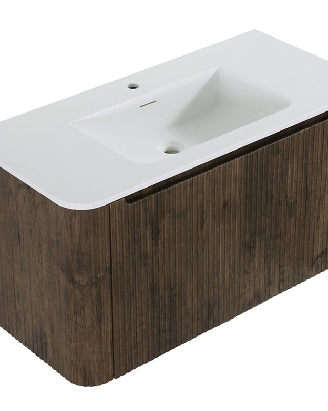 Rene Houtman Badkamermeubel Sulora | Bruin Eiken | 50x120x48 cm