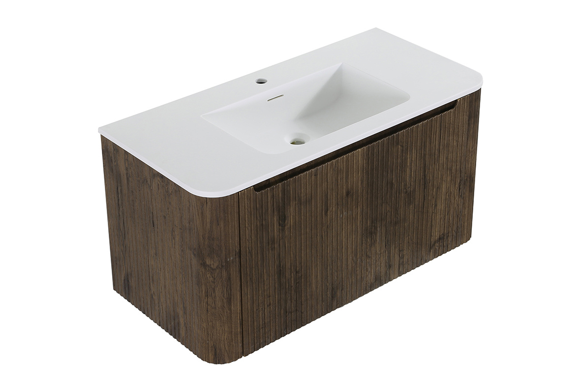 Rene Houtman Badkamermeubel Sulora | Bruin Eiken | 50x120x48 cm