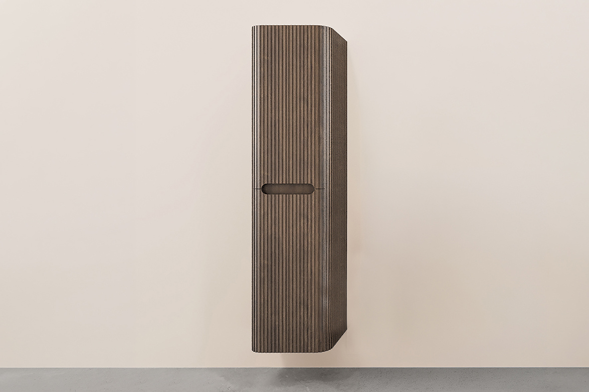 Rene Houtman Badkamerkast Sulora | Bruin Eiken | 160x40x35 cm