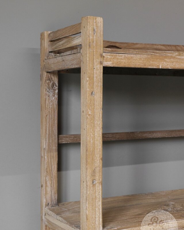 Be-Uniq Authentiek Houten Rek | India | H156xB89xD30 cm