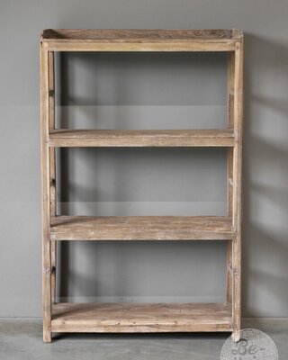 Be-Uniq Authentiek Houten Rek | India | H150xB91xD25 cm