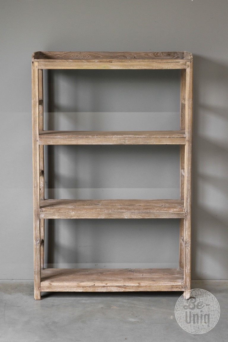 Be-Uniq Authentiek Houten Rek | India | H150xB91xD25 cm