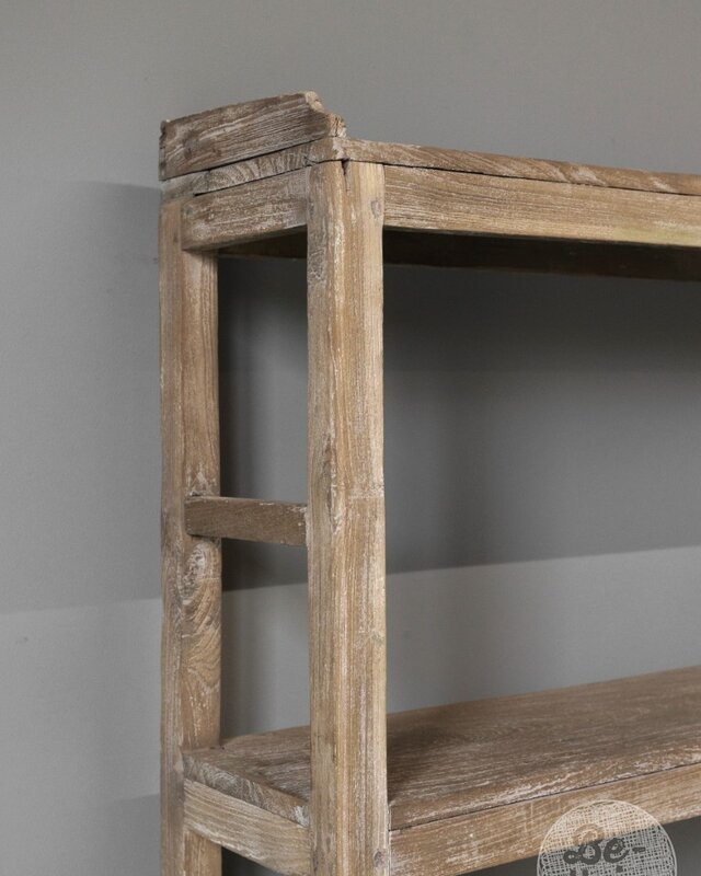 Be-Uniq Authentiek Houten Rek | India | H150xB91xD25 cm
