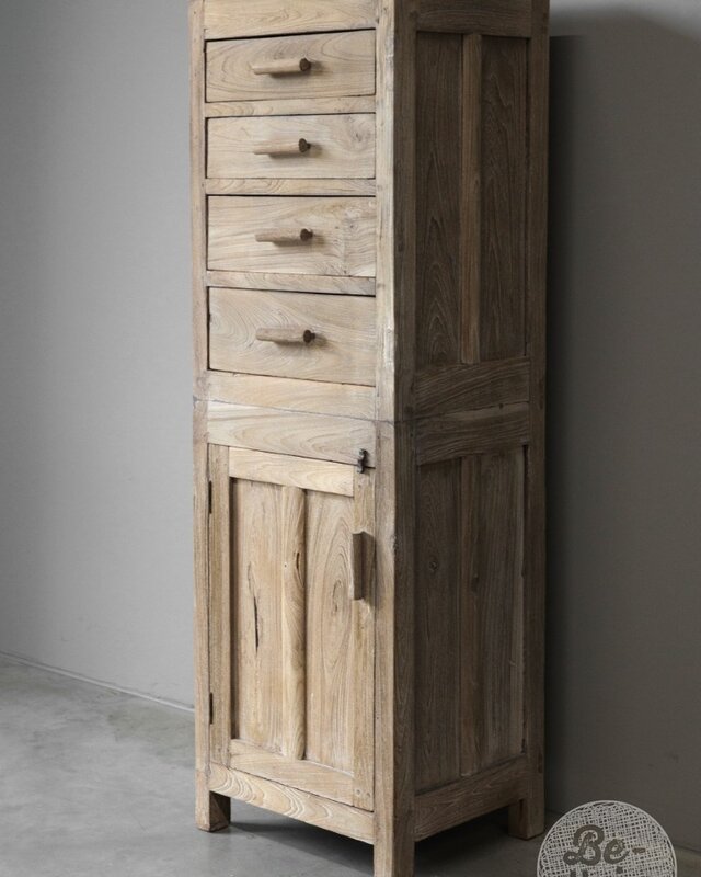 Be-Uniq Authentiek Kastje | India | H139xB43xD37 cm