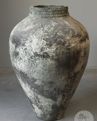 Be-Uniq Oude Verweerde Pot | Indonesië | H80 x D57 cm