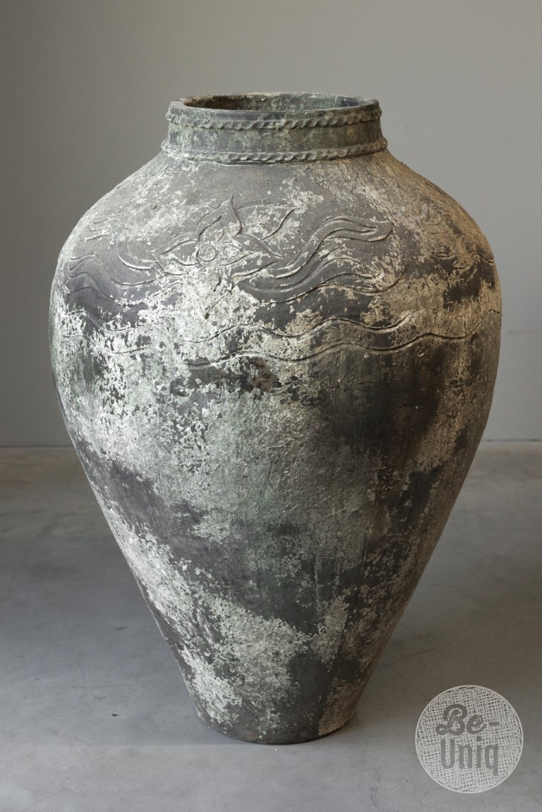 Be-Uniq Oude Verweerde Pot | Indonesië | H80 x D57 cm