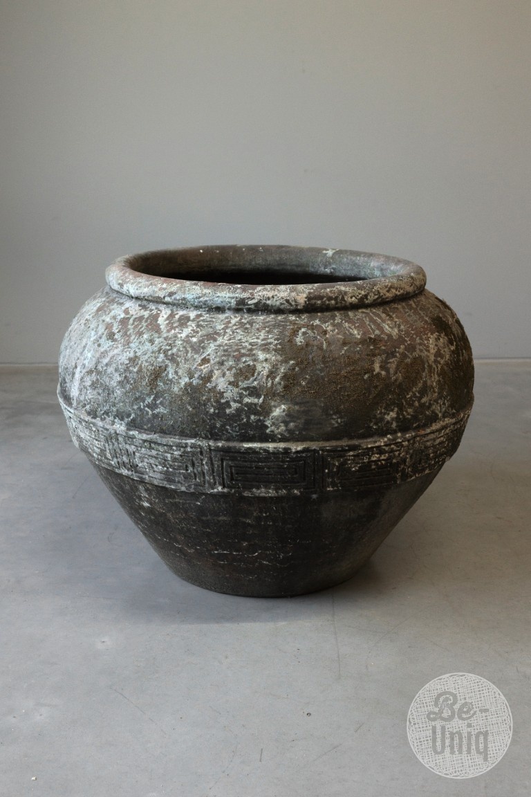 Be-Uniq Oude Verweerde Pot | Indonesië | H53 x D70 cm