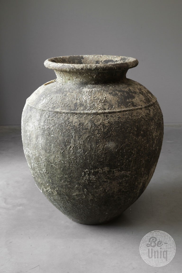 Be-Uniq Oude Verweerde Pot | Indonesië | H80 x D70 cm