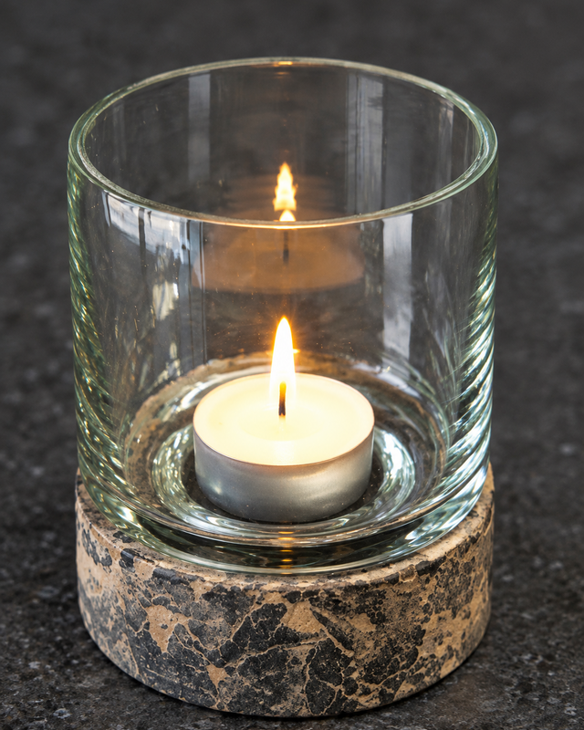 Rene Houtman Glazen Windlicht Ede | H11 x D8 cm