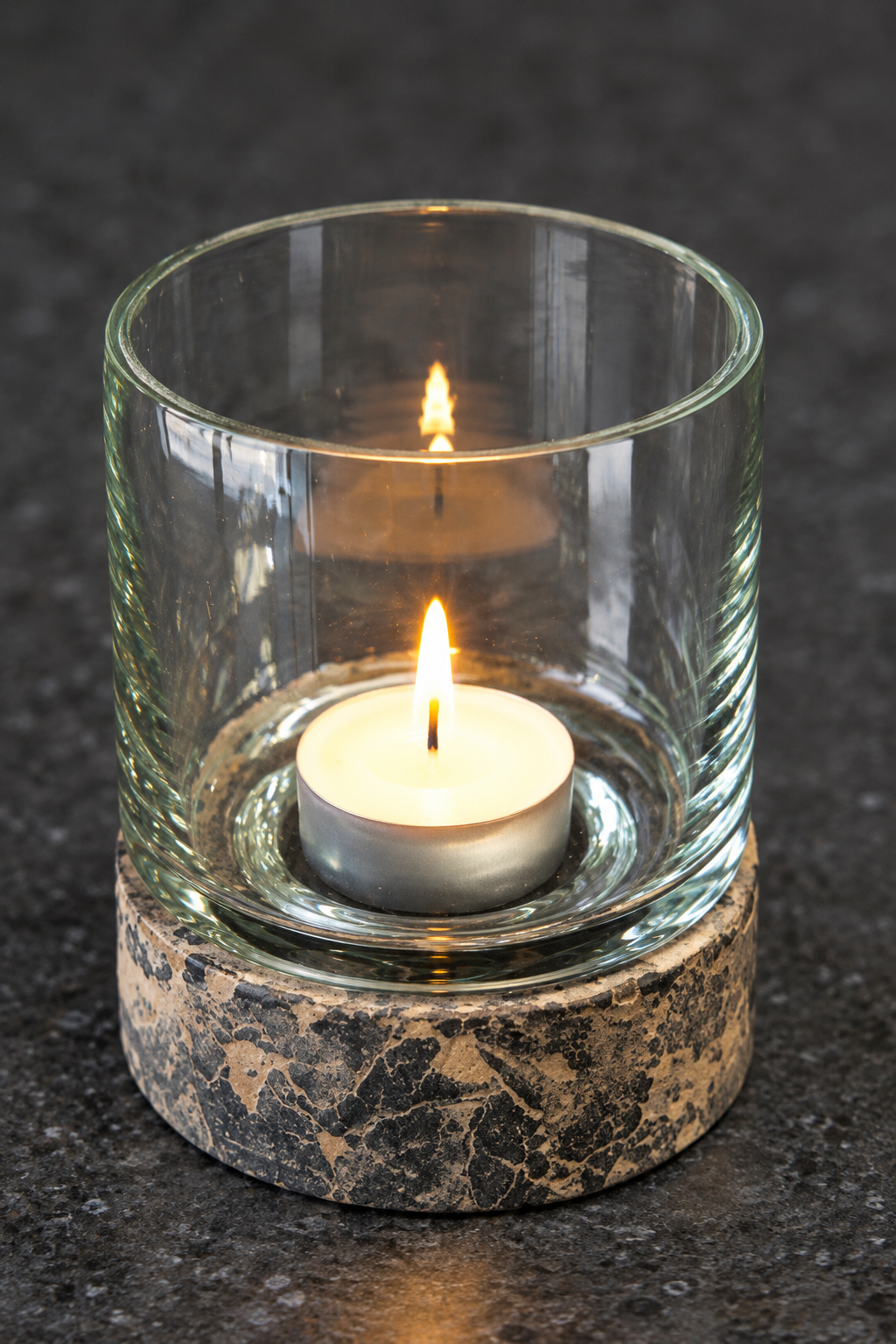 Rene Houtman Glazen Windlicht Ede | H11 x D8 cm