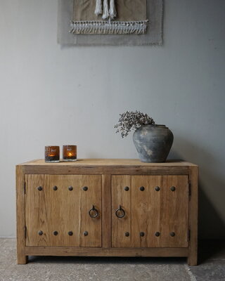 Rene Houtman TV-Meubel Rough 2 Deurs 100 cm - Naturel