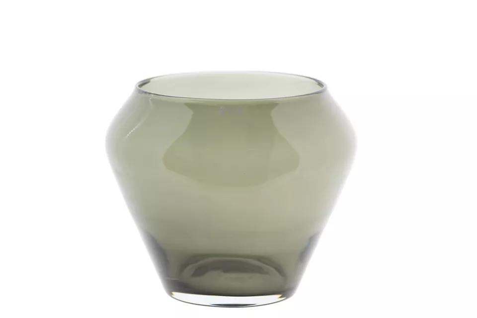 DutZ Vaas Zorba – Smoky Green – H 25 x Ø 30 cm