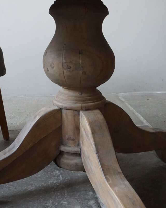 Rene Houtman Houten Eettafel | Rond | Lichtbruin | D130 cm