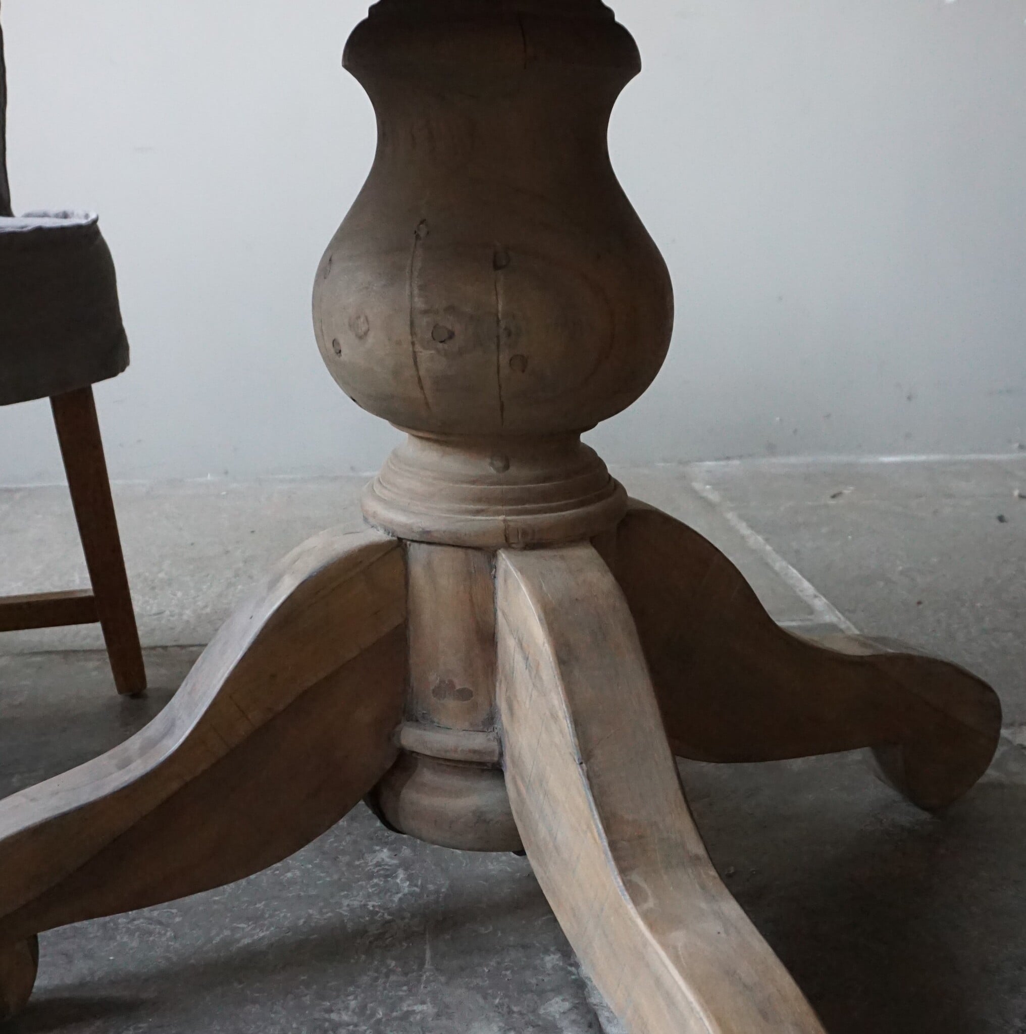 Rene Houtman Houten Eettafel | Rond | Lichtbruin | D130 cm