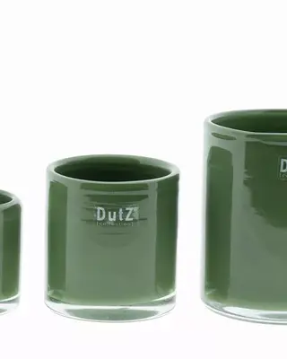 DutZ Kaarsenglas | Olijfgroen | Verkrijgbaar in 3 maten!