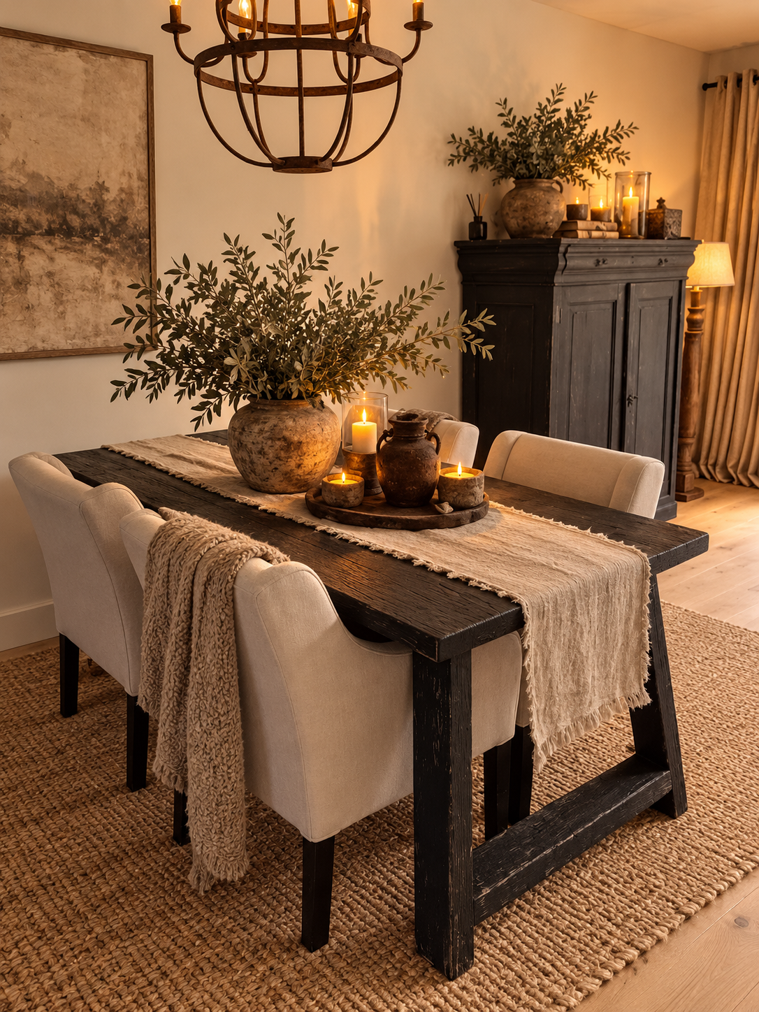 Rene Houtman Kloostertafel Rough Black | A-Poot | Meerdere Maten!