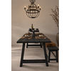 Kloostertafel Rough Black | A-Poot | Meerdere Maten!