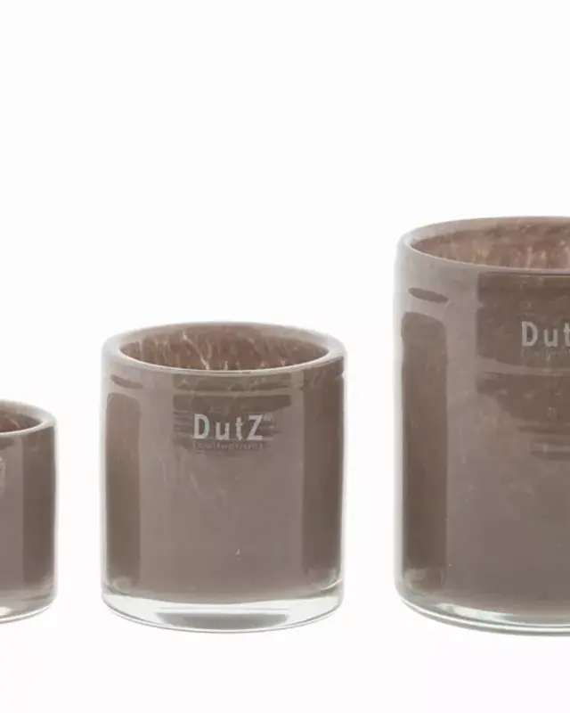DutZ Kaarsenglas | Mauve | 3 Maten!