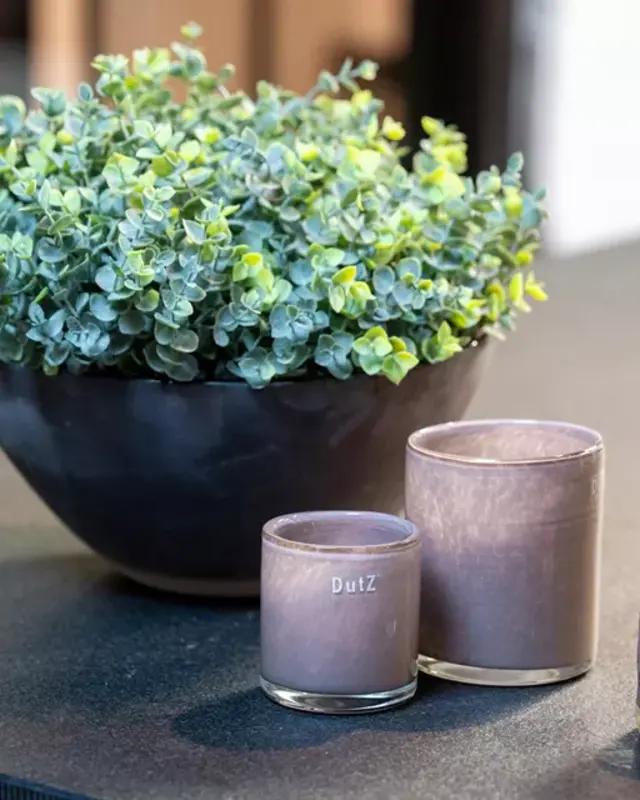 DutZ Kaarsenglas | Mauve | 3 Maten!