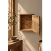Sleutelkast Oud Hout – Naturel – 37 x 30 x 10 cm (H x B x D)