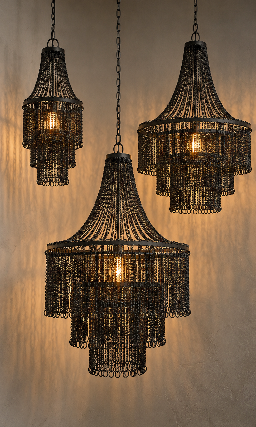 Rene Houtman Hanglamp Casablanca S – Zwart – Ø 30 x H 70 cm