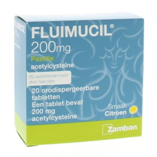 Fluimucil Fluimucil pastilles (20st)