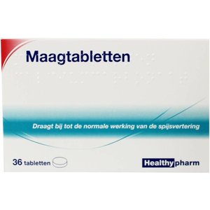 Maagtabletten calcium carbonaat (36tb)