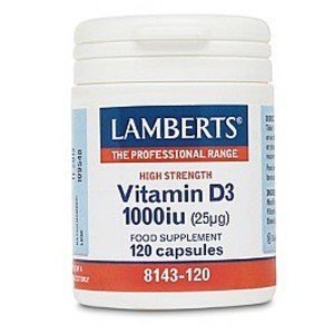 Vitamine D3 (Cholecalciferol) 1000IE 25 mcg (120ca)