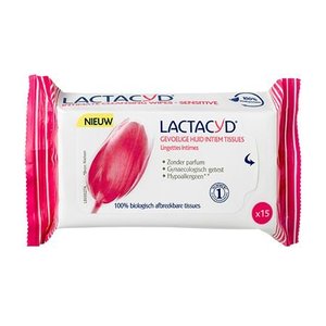 Lactacyd Tissue gevoelige huid (15st)