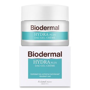 Biodermal Hydraplus dag gelcreme vochtarme huid (50ml)