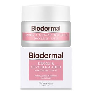 Biodermal Dagcreme droge en gevoelige huid (50ml)