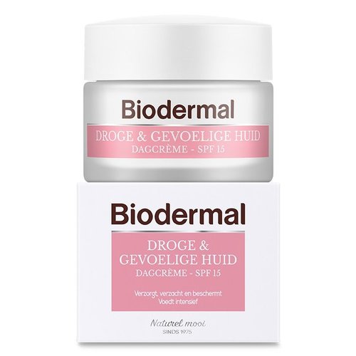 Biodermal Dagcreme droge en gevoelige huid (50ml)