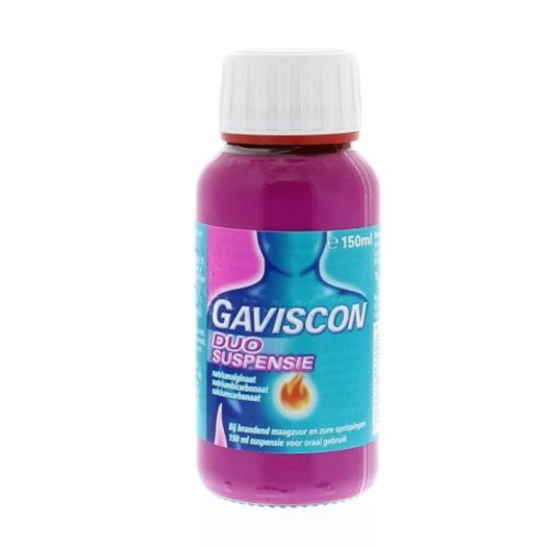 Gaviscon Duo Drank (suspensie) Tegen Maagzuur met Bijsluiter (150ml)