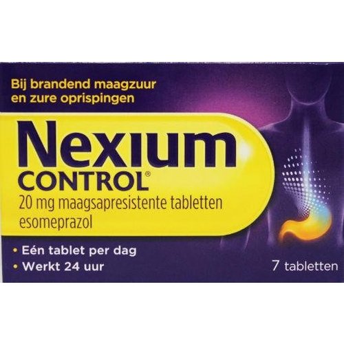 Nexium Esomeprazol Control Tegen Maagzuur (7tb)